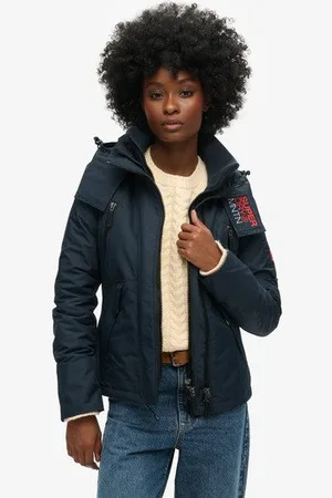 Superdry Vrouwen Mountain Windbreaker jas met Capuchon Grootte: 34