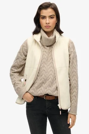 Superdry Vrouwen Active Bodywarmer van Fleece Grootte: 34