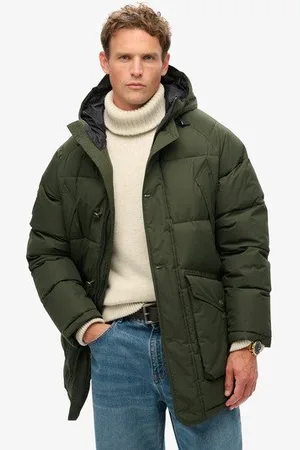 Superdry Mannen Expedition Puffer Parka Grootte: M