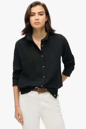 Superdry Vrouwen Lang Strandoverhemd Grootte: 40