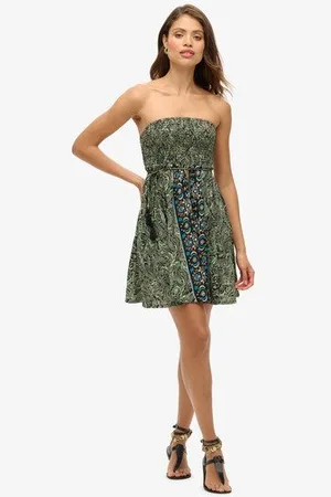 Superdry Vrouwen St. Tropez Bandeaujurk Grootte: 42