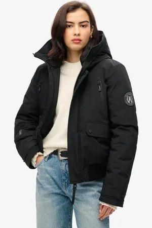 Superdry Vrouwen Gewatteerd City Bomberjack Grootte: 42