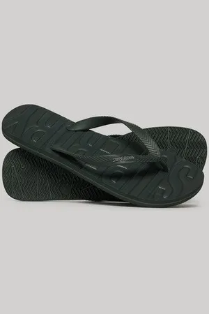 Superdry Mannen Vegan Vintage Teenslippers Grootte: 12-13