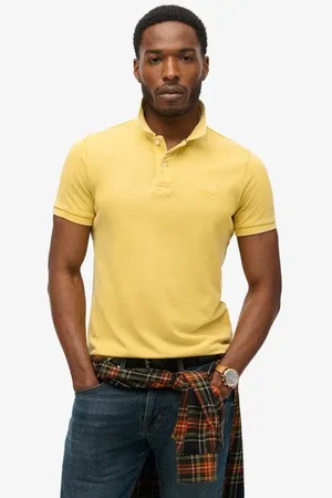 Superdry Mannen Destroyed Poloshirt Grootte: M