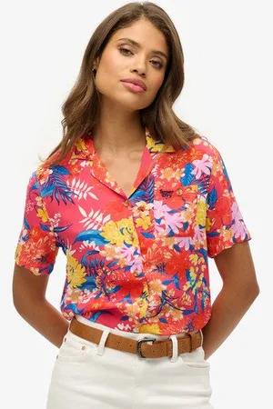 Superdry Vrouwen Beach Resort Overhemd Grootte: 38