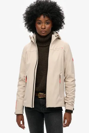 Superdry Vrouwen Klassieke Trekker-jas met Capuchon Grootte: 44