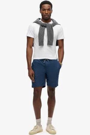 Superdry Mannen Indigo Bermudashort Grootte: S