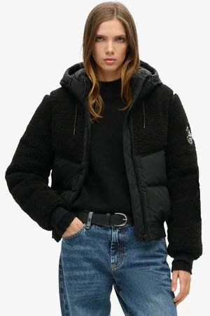 Superdry Vrouwen Everest Hybrid Bomberjack Grootte: 42