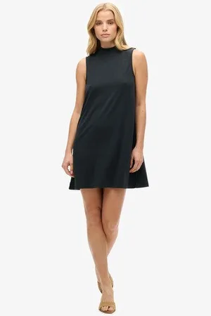 Superdry Vrouwen Mouwloze Mini-jurk met A-lijn Grootte: 38