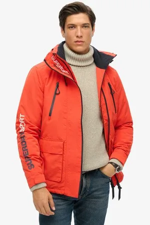Superdry Mannen Ultimate SD Windbreaker jas met Capuchon Grootte: S