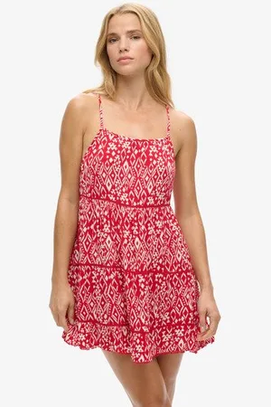 Superdry Vrouwen Mini Beach Cami-jurk Grootte: 38