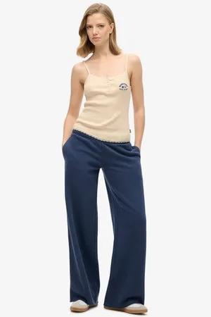 Superdry Vrouwen Vintage Wash Rechte Joggingbroek Grootte: 40