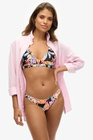 Superdry Vrouwen Triangelbikinitopje met Gekruiste Rugbandjes Grootte: 36