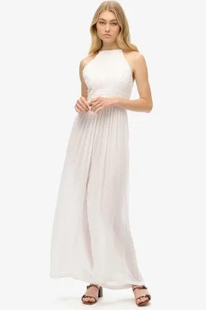Superdry Vrouwen Geborduurde Jumpsuit Grootte: 36