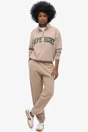 Superdry Vrouwen Athletic Essentials Boyfriend Joggingbroek Grootte: 40