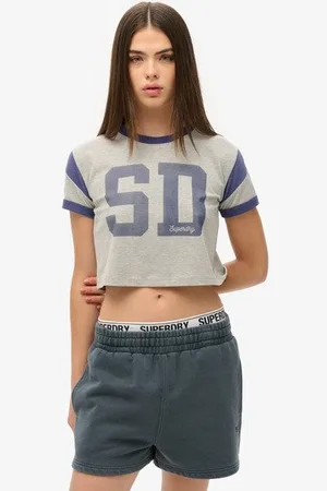Superdry Vrouwen Vintage Wash Sweatshort Grootte: 34