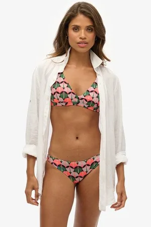 Superdry Vrouwen Klassiek Bikinibroekje met Print Grootte: 42