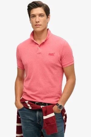 Superdry Mannen Klassiek Piqué Poloshirt Grootte: Xxl
