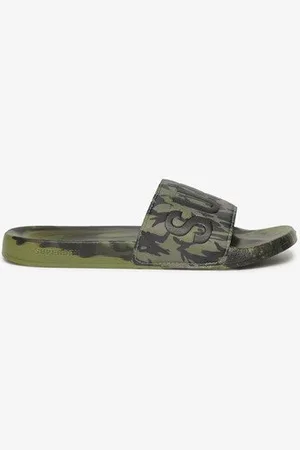Superdry Mannen Vegan Camo Badslippers Grootte: 6-7
