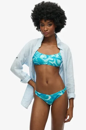 Superdry Vrouwen Bralettebikinitopje met Print Grootte: 44