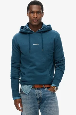 Superdry Mannen Effen Hoodie Grootte: Xxl