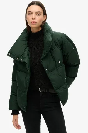 Superdry Female Korte Pufferjas Grootte: 44