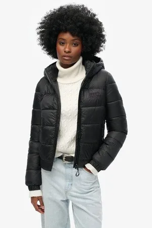 Superdry Vrouwen Sports Pufferbomberjack Grootte: 40