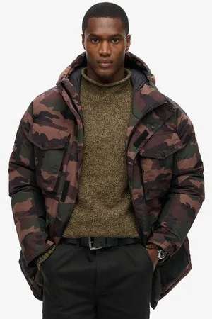 Superdry Mannen Everest Tactical Parka Grootte: S