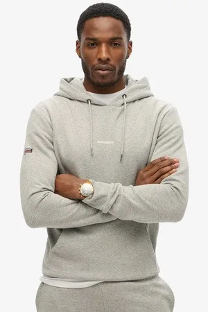 Superdry Mannen Effen Hoodie Grootte: Xxl