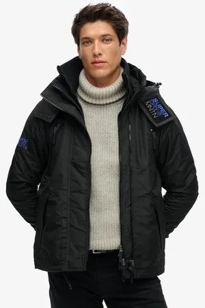 Superdry Mannen Mountain SD Windbreaker jas met Capuchon Grootte: S