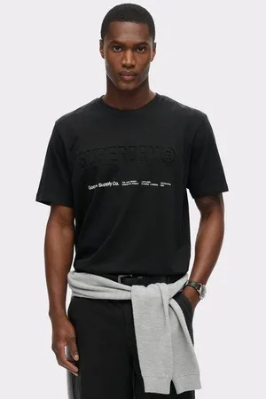 Superdry Mannen Utility Sport Logo T-shirt met Losse Pasvorm Grootte: XL