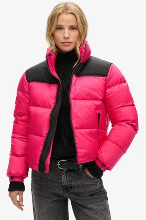 Superdry Vrouwen Sportstyle Code Pufferjas Grootte: 40