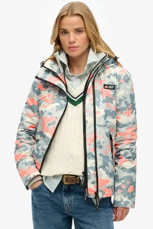 Superdry Vrouwen Mountain Windjack met Capuchon Grootte: 44