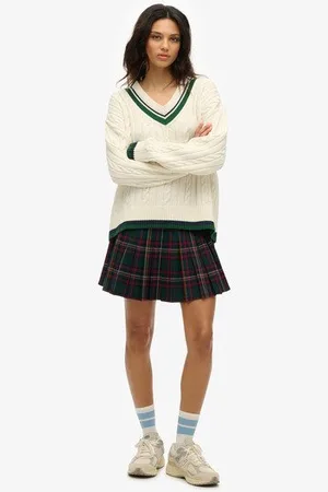 Superdry Vrouwen Geruite Minirok Grootte: 44