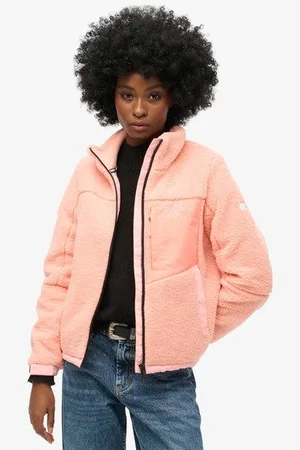 Superdry Vrouwen Fleece Trekker Jack Grootte: 40