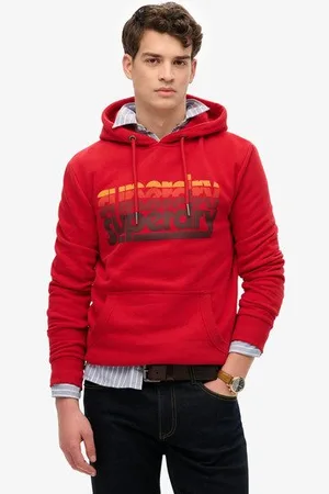 Superdry Mannen Stacked Hoodie Grootte: S