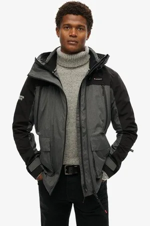 Superdry Mannen Ultieme Windjack met Textuur Grootte: XL