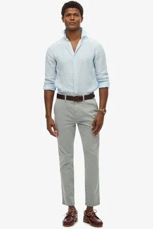 Superdry Mannen International Chinobroek Grootte: 36/32
