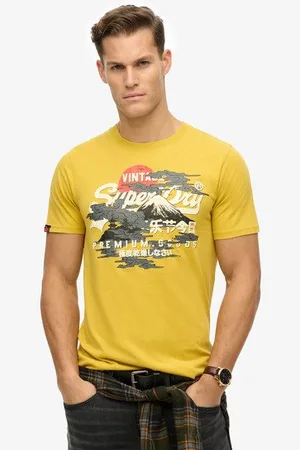 Superdry Mannen Vintage Logo Tokyo T-shirt met Relaxte Pasvorm Grootte: XL