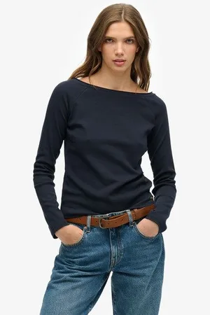 Superdry Vrouwen Offshoulder Bardot-top Grootte: 36