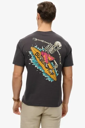 Superdry Mannen Outdoor Narrative T-shirt met Losse Pasvorm Grootte: L