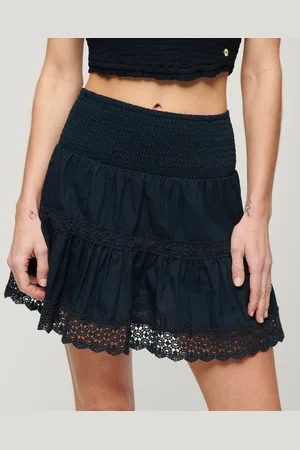 Superdry Vrouwen Ibiza Minirok met Kant Grootte: 44