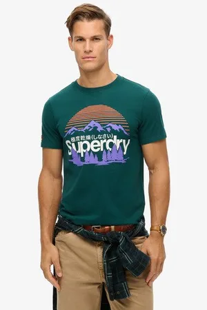 Superdry Mannen Great Outdoors T-shirt met Print Grootte: XL
