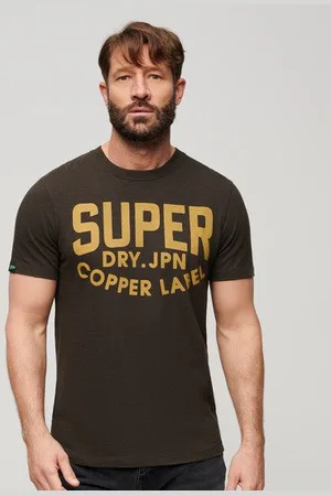 Superdry Mannen Copper Label Workwear T-shirt Grootte: M