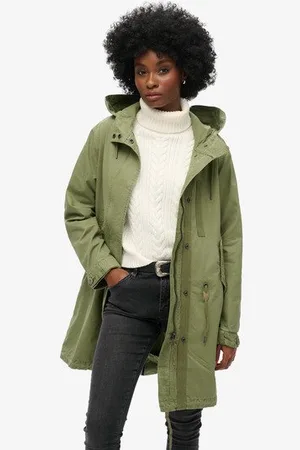 Superdry Vrouwen Vintage Field Parka Grootte: 42