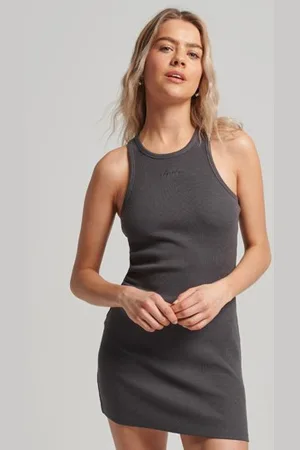 Superdry Vrouwen Essential Code Logo Tanktopjurk Grootte: 40