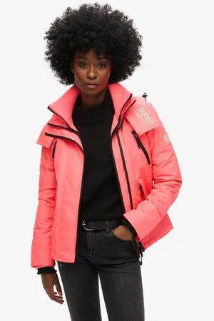 Superdry Vrouwen Mountain Windbreaker jas met Capuchon Grootte: 38