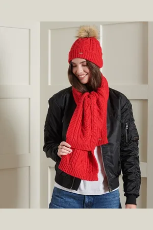 Superdry Vrouwen Lannah Kabelsjaal Grootte: 1SIZE