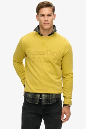 Superdry Mannen Tonal Venue Sweatshirt met Logo Grootte: XL