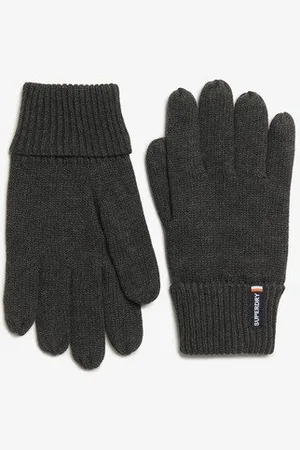 Superdry Mannen Essential Logo Gebreide Handschoenen Grootte: 1SIZE